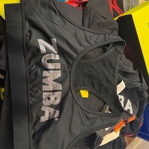 Zumba Fitness Black Sports Bra
